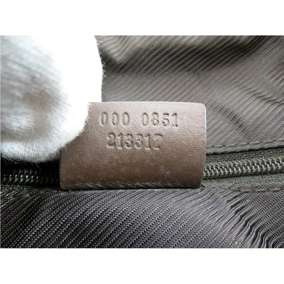 Gucci Beige and Brown Monogram Tote - Picture 15 of 16